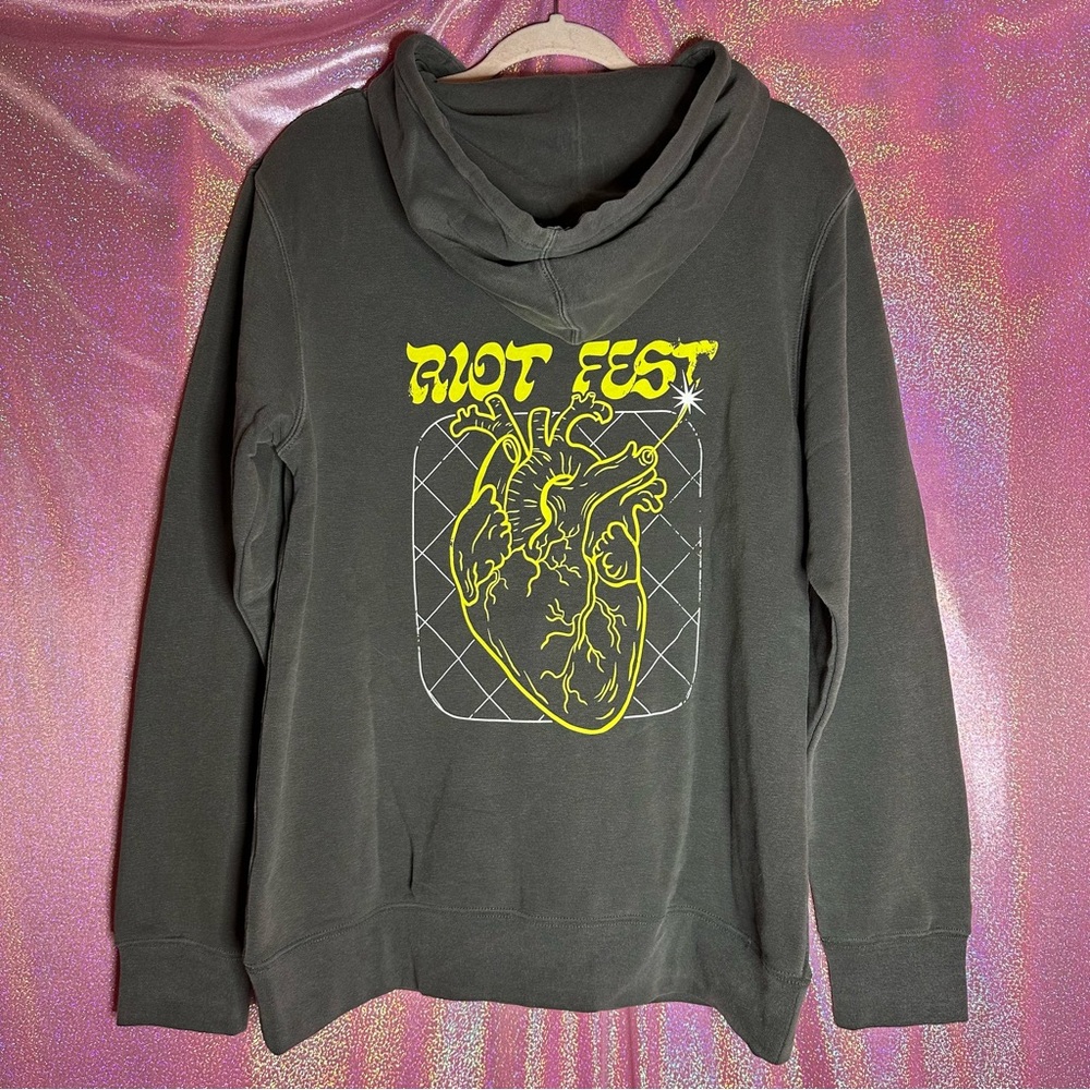 Riot Fest Music Festival Heart Grenade Independent Trading Company Hoodie